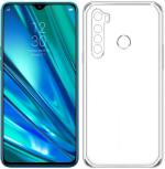 CarryWrap Back Cover for Realme 5 Pro (Transparent, Camera Bump Protector)