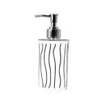 Whinsy (Pack of 1) Liquid Soap Dispenser|Dot Print Plastic Empty Bathroom Sanitizer|Lotion|Shampoo Dispenser Bottle