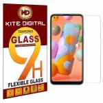 Kite Digital Samsung A11/M11/M51 Premium Tempered Glass Screen Protector Slim 9H Hard 2.5D with Full Installation Kit (Pack of 3)