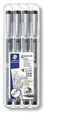 Staedtler Pigment Liner 308 WP4 Fineliner Pen, Pack of 4