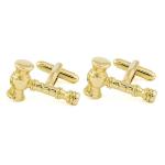 PELUCHE The Golden Gavel Premium Cufflinks For Men