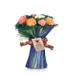Iris Home Fragrances self standing Multicolour Flower Boquet- Unscented- 250g