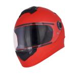 Western Era Pro ISI Certified Helmet Full Face Helmet Clear Visor (Red) (Size: XL)