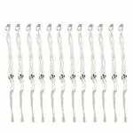 IYAL ROPES Plant Hanger Pack of 6,Hanging Plant pots Indoor Outdoor, Nylon Rope 22 inch (White) | White