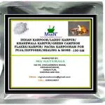 MGBN Indian Karpoor, Laddu Karpur, Khanewala Karpur, Green Camphor Flakes, Karpur, Pachakarpooram For Puja, Diffuser, Healing and More - 150 gm