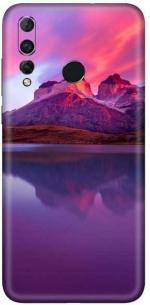 aadia Huawei Nova 4 Matte Vinyl Mountains Printed Mobile Skin Sticker with Scratch Resistant Lamination