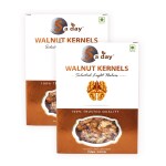 5 A Day Walnuts Kashmiri Light Halves Walnut Kernels 500g (Pack of 2) | Kashmiri Walnuts| Walnut| Akhrot