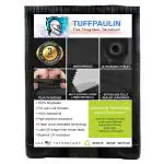TUFFPAULIN 12FT X 10FT 120 GSM Black Tarpaulin Tirpal