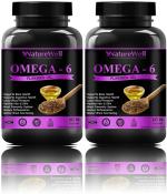 Naturewell Flaxseed Extract Capsules Omega 6, 60 Capsules Each (Pack Of 2)