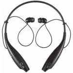 ANYVERSAL HBS-730 Wireless Bluetooth Neckband For All Smart Phones Bluetooth Headset (Black)