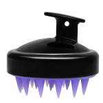 KitchenFest Shampoo Brush Silicon Scalp Massager Hair Brush Wet Dry Comb Head Scrubber.