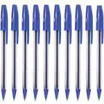 Uni-ball SAR Ball Pens, 0.7 mm Tip, Blue Ink, Pack of 10
