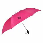 EUME Leatrix 21 Inch 2 Fold Auto-Open Umbrella (Pink)
