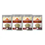 Ghotaram Roasted Black Chana Jau Barley Jav Mix Multigrain Sattu | Jau Chana Mix Sattu Atta with High Fiber | Multigrain Sattu Drink Powder-3920g(pac 4x 980g)