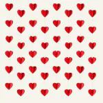 SPECIALYOU.IN 8pcs Valentine Day Decoration Items with 3D Paper Red Heart String Garland Valentine's Day Romantic Hanging Decorations for Happy Valentine's Day Wedding Engagement.