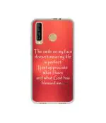 Casotec Quotes On Life Design Printed Silicon Soft TPU Back Case Cover for I Kall K10