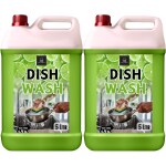 BLISS & BLUSH Dishwash Liquid 10 Liter Green | Made with natural surfactants| Eco-friendly & Non-Toxic | Natural grease buster