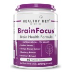 HealthyHey Nutrition BrainFocus Supplement 60 Capsules
