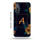 Tweakymod Printed Floral A Back Cover For Realme 7, Realme Narzo 20 Pro, Realme Narzo 30
