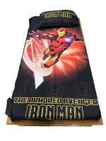 Marvel Ironman Printed Cotton Single Bed sheet With one Pillow Cover Jordan 150X220CMS 46X68 CMS