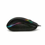 FINGERS RGB-Breathe Wired Mouse with Advance Optical Technology and Breathing RGB LED lights - Black