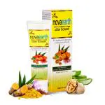 NovaEarth Ubtan face wash with Turmeric Walnut Beads & Saffron | Skin Brightening | Anti Tan | Paraben|Sulphate Free | Pack of 2 (200gm)