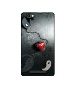 Casotec Chinnese Yin and Yang Design Printed Silicon Soft TPU Back Case Cover for XOLO Era 4G