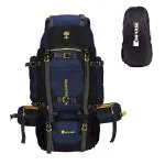 Impulse Rucksack bags 80 litres travel bag for men tourist bag for travel backpack for hiking trekking Bag for men camping Keep Discovering Heavy V2 Blue