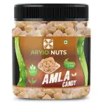ARYIONUTS Homemade Dry Amla Candy | Regulates Metabolism | High in Vitamin C & Fibre | Hygienically Packed | Rich in Antioxidants | Improves Immunity | 300 GM