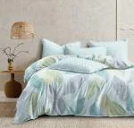 RRC Super Soft Brushed Microfiber Cotton 3 Layer Breathable Single Dohar Lightweight Warm Bed Dohar 57X87(Inches) 144X220(CM) Flannel Dohar Throws for Bed (Cyan)