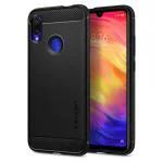 Spigen Black TPU Back Cover For Redmi Note 7S Note 7 Pro Note 7