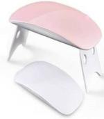 OPTRA-Crentila Pink Mini Nail Lamp Usb Uv Dryer Gel Polish Art Tool Sun Curing Led Portable Manicure
