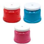 JAYCEE Multipurpose Multicolor Round Plastic Bathroom Stool (20 X 27.1 X 20 Cm) (Pack Of 3)