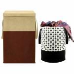 ZOVIRA Laundry Basket & Bag In Multicolor-(Non-Woven) Pack of 2