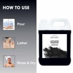 Love & Beyond Activated Charcoal Body Wash Refill Pack - 5 Liters