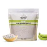 Kokos Natural Raw Banana Flour - Gluten-Free, Nutrition Rich, High in Resistant Starch & Prebiotic Properties. Use as a replacement for refined flour. Perfect for baking, rotis, bread, and more