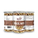 Berries & Nuts Premium Jumbo Brazil Nuts | 600 Grams | 3 Bottles of 200 Grams