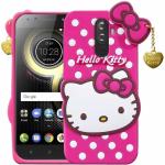 RICHBURG Lenovo K8 Plus Pink Rubber Light Weight Mobile Back Cover