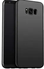 XOVO Back Cover for Samsung Galaxy S8 plus (Black, Dual Protection, Silicon, Pack of 1)