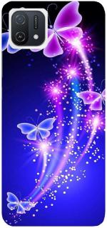 Hello Case Back Cover for Oppo A16K (Blue, Pink, Hard Case)