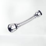 NEW WARE Kitchen Sink Aerators 360 Degree Tap Extender for Bathroom Sink Flexible Water Nozzle for Kitchen with 2 Modes Adjustment (Silver)