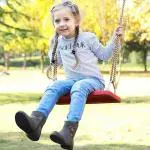 REZNOR Waterproof Swing Seat with Hanging Rope Tree Swing
