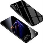 Clickaway Black Tpu Glass Back Cover For Realme 5 Pro