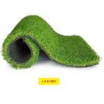 GULISTAAN High Density Artificial Grass Carpet ( 1 Feet x 8 Feet ) , Natural Green, 1 Pc