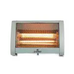 Zanibo ZHH-1200 800 W Halogen Heater with 2 Heat Setting, Ivory