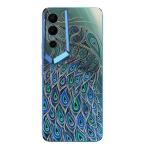 Toppings Printed Matte finish Vinyl Skin Sticker (This is not Back Case Covers) Scratch Less for Mobile Back and Camera lens for Tecno Pova Neo 3 Design B09 -MT