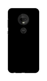 MULTRONICS Black Rubber Back Cover Compaitible With Motorola Moto G7