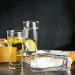 Ventuos Glass Glass - , Transparent, 310ml Square Shape Tumbler Glass Set of 6