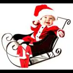 SV Traders Santa Claus Dress Costume For Kids For Christmas Set Jacket,Pant,Cap,Bag Red And White