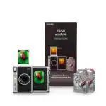 Fujifilm Instax Mini Evo Hybrid Camera With 20 Shots Of Stone Gray Film And 100 Different Expressions
